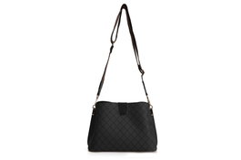 Lucky Bees Bolso Bandolera Gris y Negro